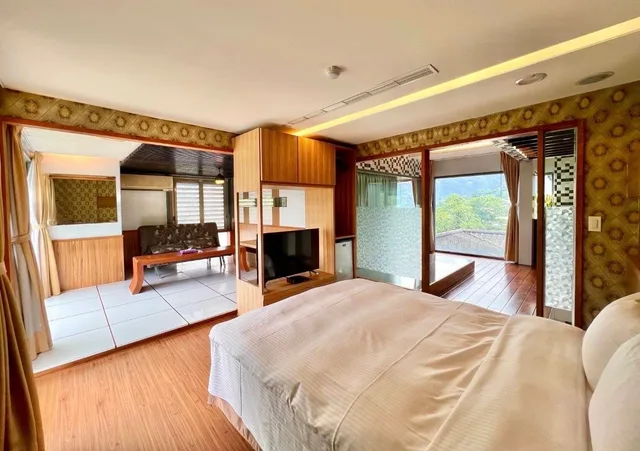 غرفة سوبيريور بسرير مزدوج، Wulai Sunglyu Spring Resort 2/3