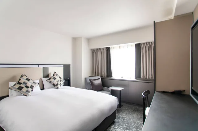 غرفة قياسية بسرير مزدوج، Cross Hotel Osaka 3/4