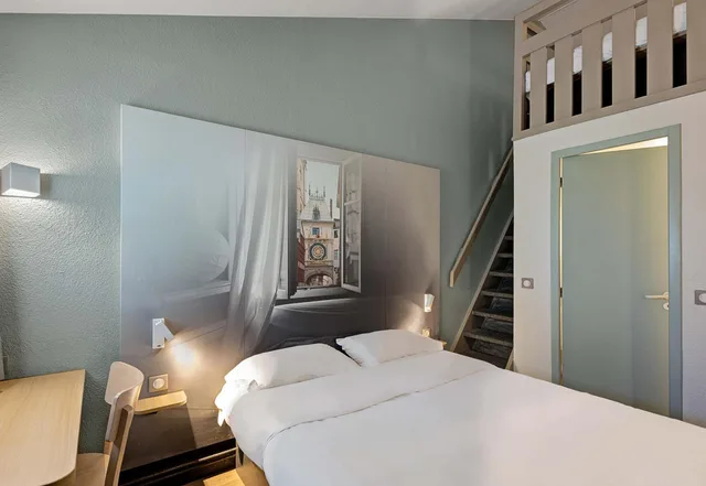غرفة رباعية، B&B HOTEL Rouen Parc des Expos Zenith 3/10
