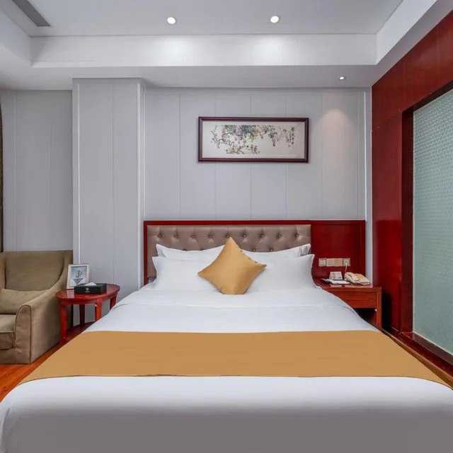 غرفة بزنس بسرير كينج وسرير كوين، Guangzhou Shi Liu Hotel 1/8