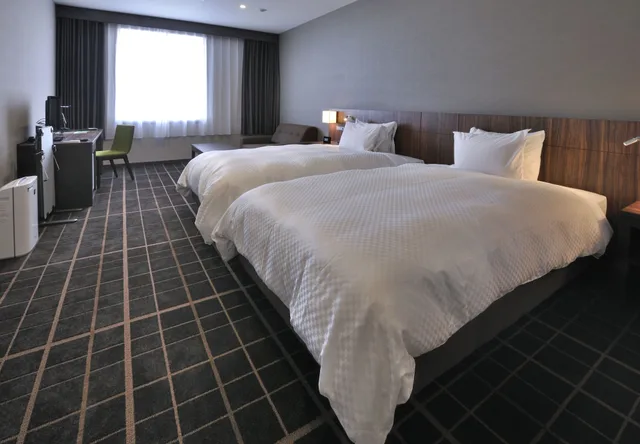 غرفة بسريرين منفصلين مع أريكة، JR East Hotel Mets Utsunomiya 3/4