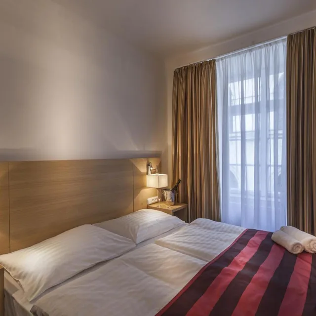 جناح عائلي بغرفتي نوم، Little King Hotel U Malvaze 2/10