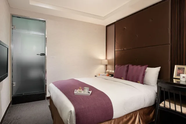 Superior, Double Bed, No Window, Bathtub، Muzik Hotel Ximen Station Branch 3/3