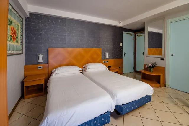 غرفة كلاسيكية بسريرين منفصلين بغرفة نوم واحدة، Albergo Centrale Bologna 9/10