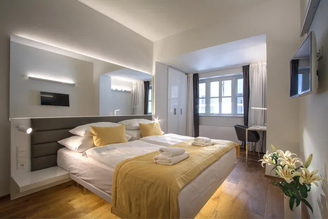 غرفة بسرير مزدوج أو سريرين منفصلين، Hotel Bishops House 7/10