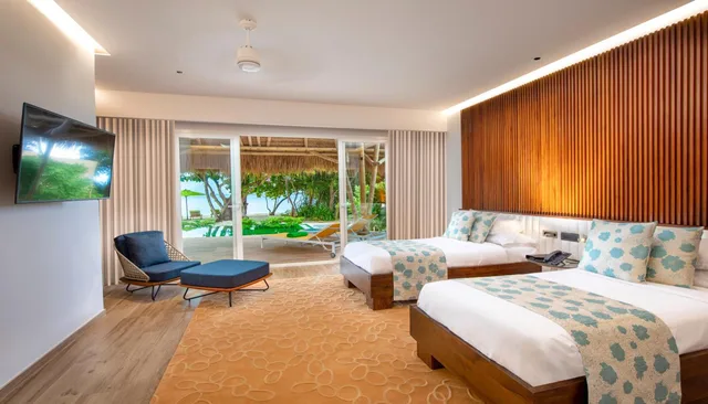 Family Beach Villa، Emerald Maldives Resort & Spa 7/8