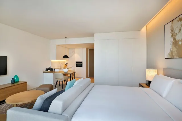 شقة بسريرين منفصلين بمطبخ، DoubleTree by Hilton Abu Dhabi Yas Island Residences 1/4