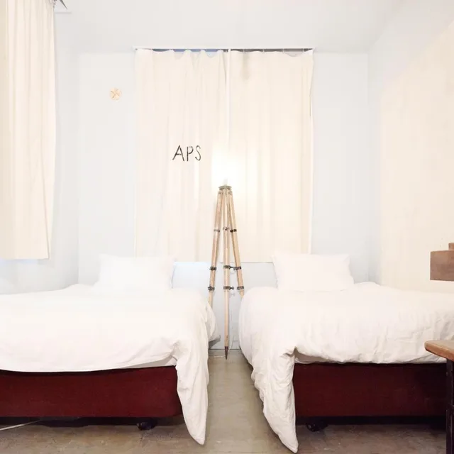 غرفة بسريرين منفصلين، Apartment Hotel Shinjuku 1/5