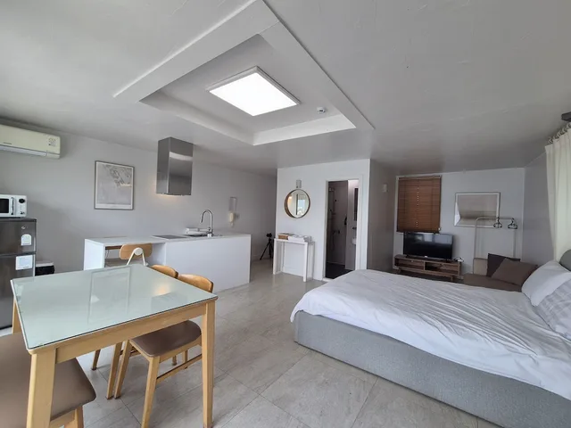 غرفة قياسية بسرير مزدوج بغرفة نوم واحدة، Interlaken Pension In Gapyeong 6/10