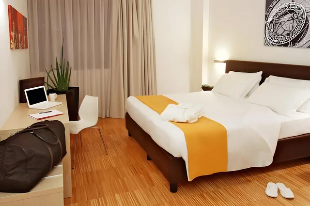 غرفة كلاسيكية مفردة بسرير مزدوج لذوي الإعاقة، Euro Hotel Residence 1/1