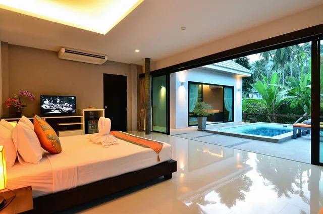 فيلا عائلية بغرفتي نوم، Chaweng Noi Pool Villa 1/1