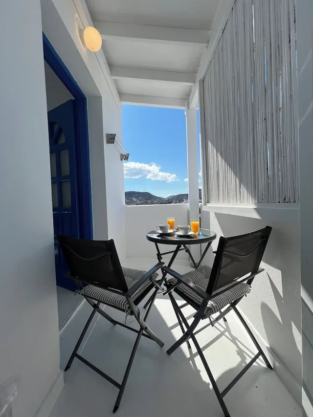 غرفة بسرير مزدوج بإطلالة على البحر، Heliotropio Studios & Apartments 9/10