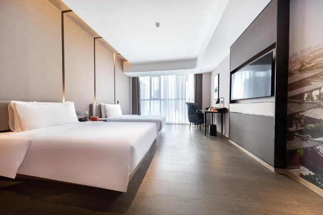 Jimu, Twin Beds، Atour Hotel (Datong Dongxin Plaza high speed railway station) 1/3