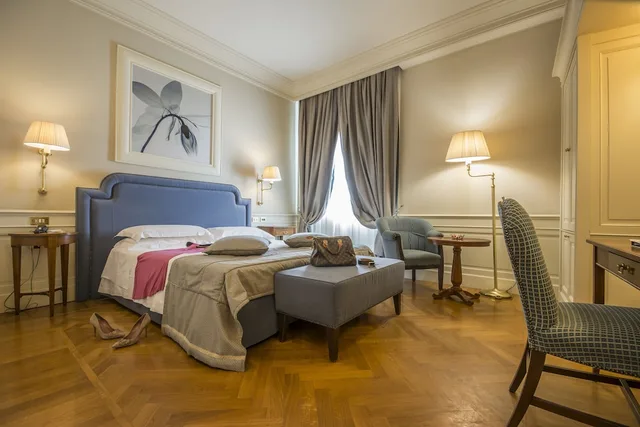 غرفة ديلوكس بسريرين منفصلين، Hotel Corona d Oro 1890 1/8