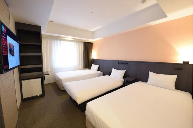 غرفة بسريرين منفصلين للمدخنين، Hakata Green Hotel Tenjin 1/4