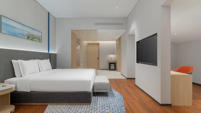 جناح بسرير كوين بغرفة نوم واحدة، Holiday Inn Express Yantai Penglai by IHG 1/8