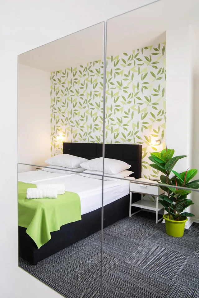 غرفة قياسية بسرير مزدوج أو سريرين منفصلين بشرفة، Bio Hotel 5/9