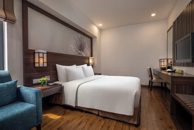 غرفة ديلوكس بسريرين منفصلين، Authentic Hanoi Boutique Hotel 9/10