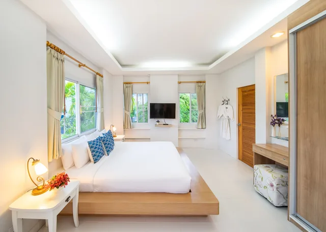 فيلا بسرير مزدوج وسريرين منفصلين بغرفتي نوم، Blu Marine Hua Hin Resort And Villas 1/3