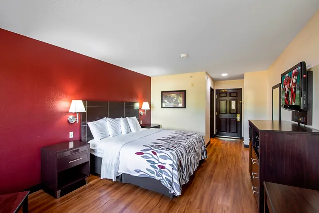 غرفة ديلوكس بسرير كينج لذوي الإعاقة، Red Roof Inn San Marcos 4/5
