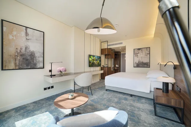 غرفة ديلوكس بسرير كينج، Nova M Olaya Hotel Edge by Rotana 4/6