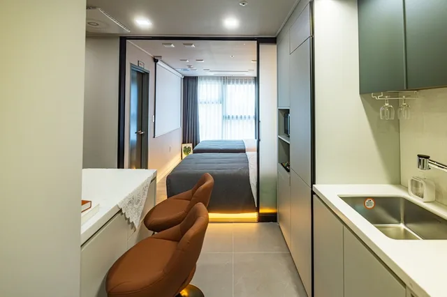 غرفة عائلية بسريرين مزدوجين، Raviens Haeundae Avenue 6/6