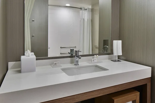 غرفة بسريرين كوين لذوي الإعاقة، Courtyard by Marriott Albany Airport 3/3