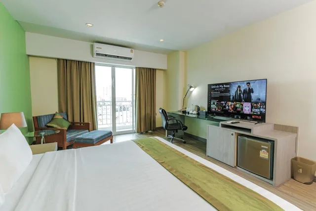 غرفة ديلوكس بسرير مزدوج أو سريرين منفصلين، Tamarind Garden Hotel 3/5