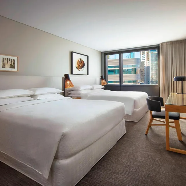 غرفة بسريرين كوين في طابق مرتفع، Four Points By Sheraton Sydney Central Park 1/6