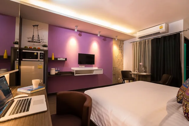 غرفة بريميير بسرير مزدوج، Aim House Bangkok 1/7