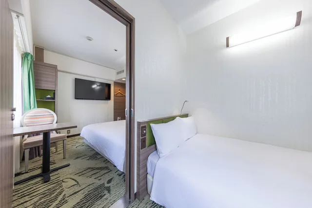 غرفة متصلة بسريرين منفصلين، Hotel Keihan Tenmabashi 3/7