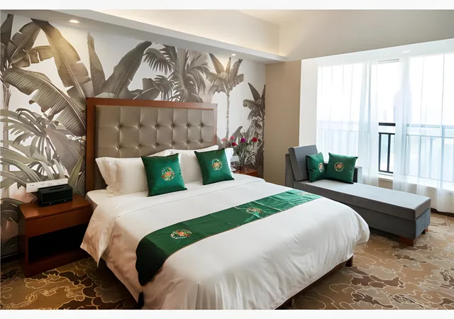 غرفة سوبيريور بسرير كينج وسرير كوين، Poltton International Service Apartment- Liuzhou Wanda Plaza 1/2