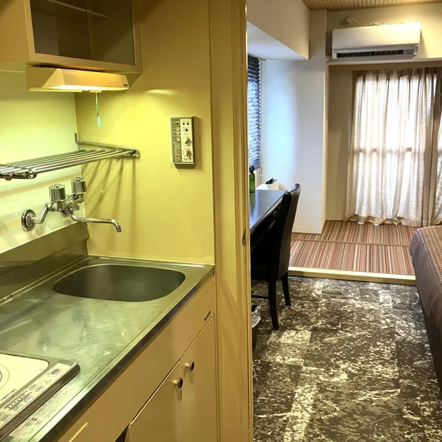 Room, Semi Double Bed, Tatami, Smoking, Hotel Livemax BUDGET Kyoto Ekimae 3/4
