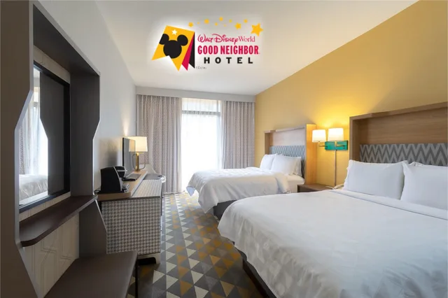 غرفة ديلوكس بسريرين كوين، Holiday Inn & Suites Orlando SW - Celebration Area 2/3