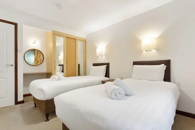 كوخ بسريرين كينج بغرفتي نوم مع أريكة، Hapimag Burnside Park Apartments 2/6