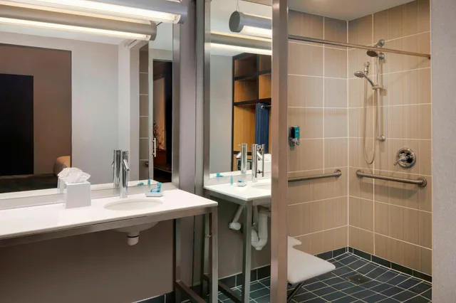 غرفة بسريرين كوين، Aloft Houston Galleria Hotel 3/3