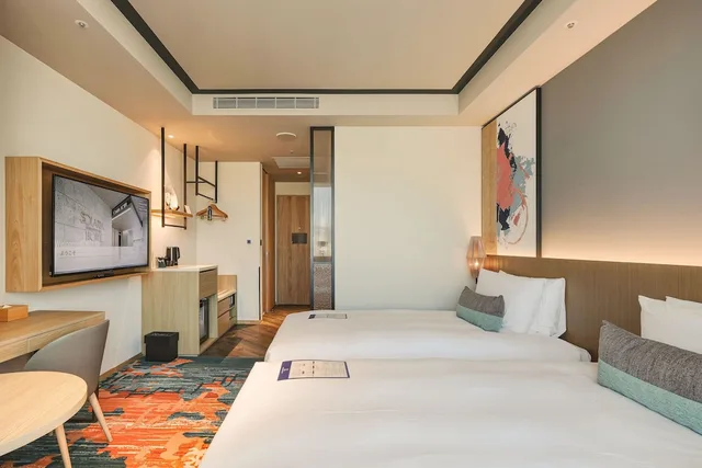 Moderate, Twin Beds، Solaria Nishitetsu Hotel Taipei Ximen 5/9