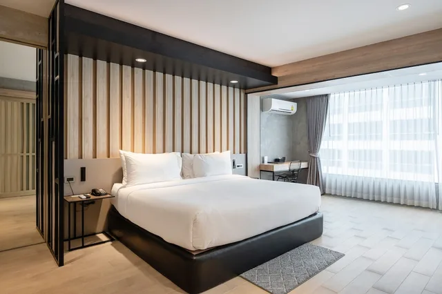 غرفة بريميوم ديلوكس بسرير مزدوج، Loft Bangkok Hotel 4/6