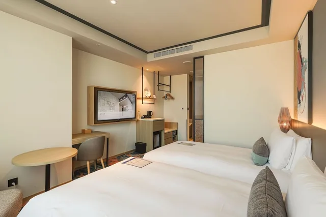 Moderate, Twin Beds، Solaria Nishitetsu Hotel Taipei Ximen 2/9