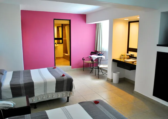Jungle, 2 Double Beds, Hotel B Cozumel 1/4
