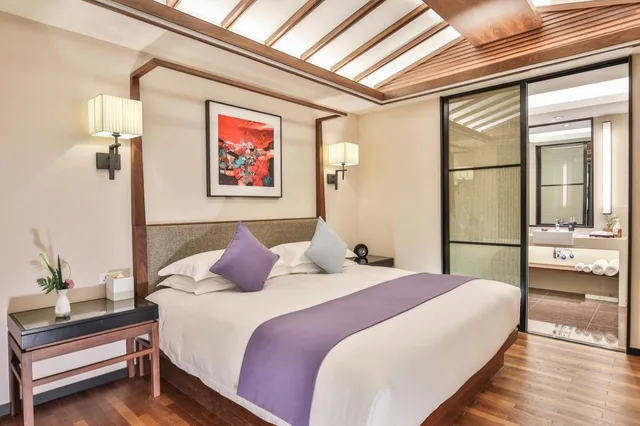 جناح ديلوكس بسرير كينج، SSAW Boutique Hotel Hangzhou Qianjiang New City 1/2