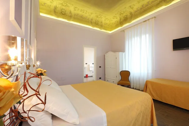 غرفة ثلاثية بسرير مزدوج وسرير فردي، Hotel Ferrucci Firenze 6/10