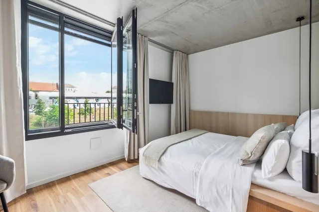 Urban, Studio, Queen Bed، Habyt Berlin Waterfront 3/5
