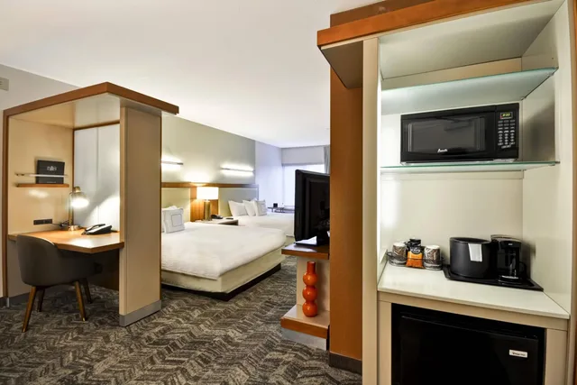 جناح بسريرين كوين مع سرير سحّاب إضافي مع أريكة لذوي الإعاقة، Springhill Suites Tallahassee Central 8/8
