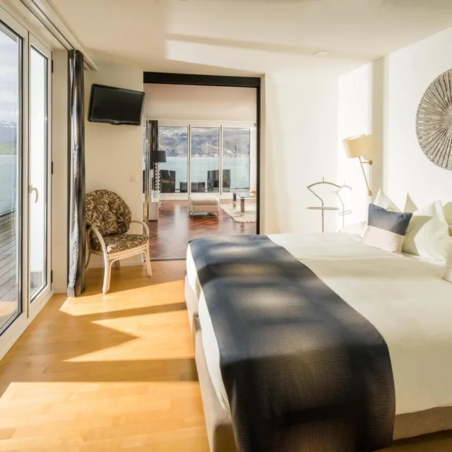 جناح كومفورت بإطلالة على البحيرة، Seehotel Pilatus 2/4