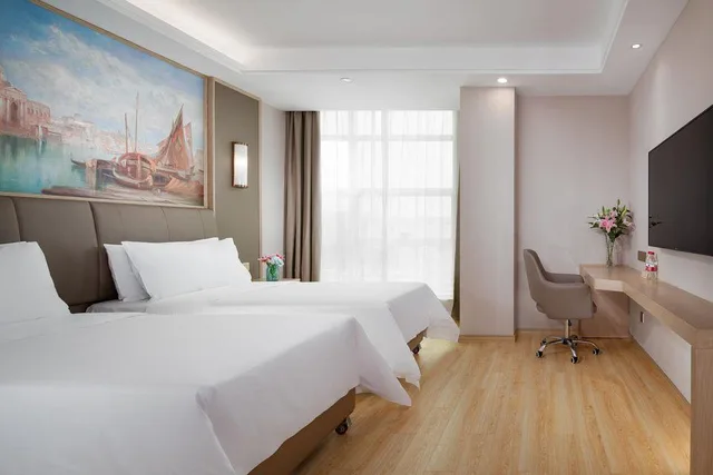 غرفة سوبيريور بسريرين منفصلين، Vienna 3 Best Hotel(Shanghai Hongqiao National Exhibition Sijing) 1/2