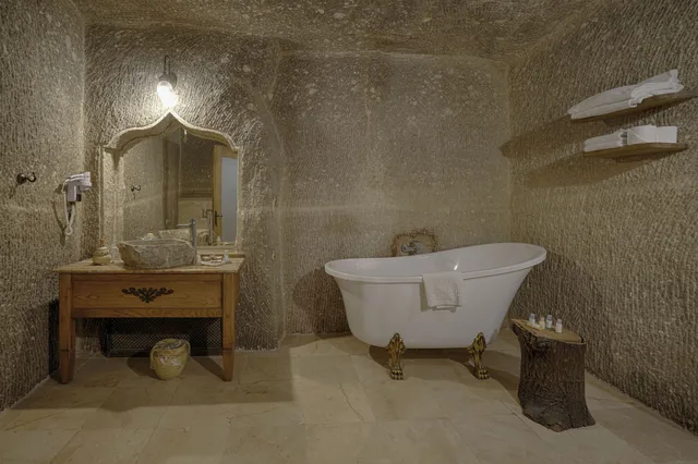 غرفة ديلوكس بسرير كوين مع أريكة، Hera Cave Suites 8/8