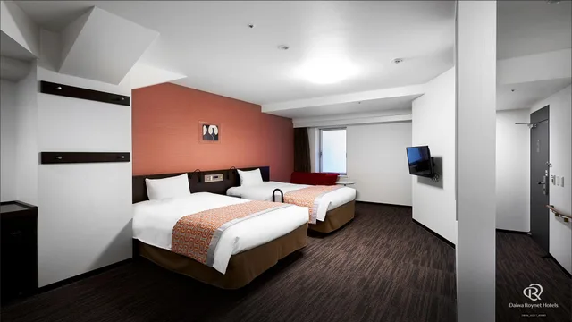 Universal, Twin Beds, No Window, Daiwa Roynet Okayama Ekimae Hotel 1/1