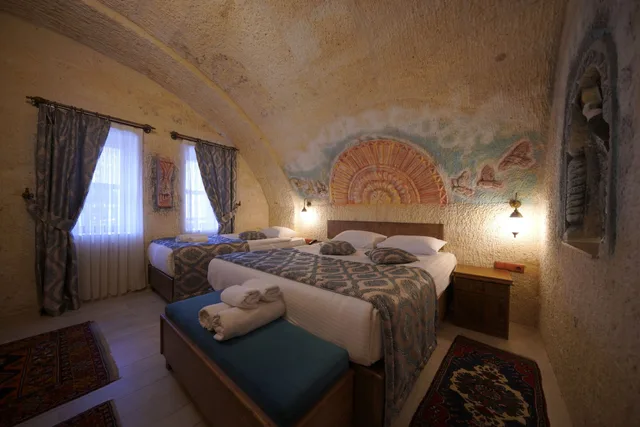 غرفة كومفورت بسرير كوين وسرير فردي، Grand Cappadocia Hotel 3/8