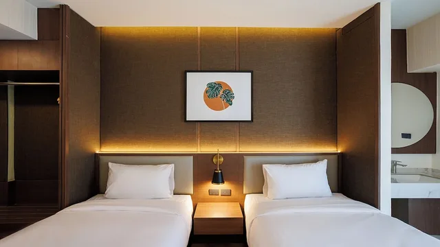 غرفة سوبيريور بسريرين منفصلين، B2 Huai Khwang Premier Hotel 3/10